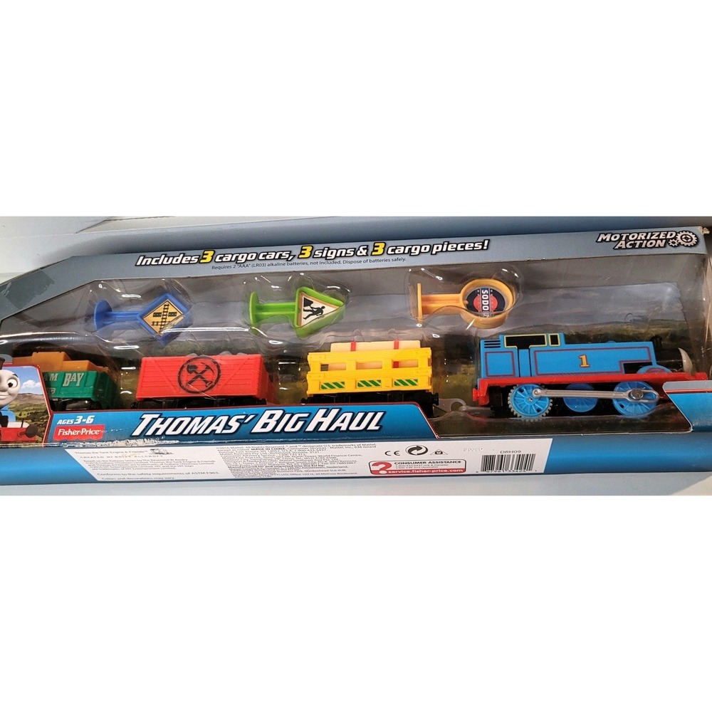 Thomas & Friends TrackMaster Motorized Thomas' Big Haul 2016 4 piece set - Picture 4 of 8